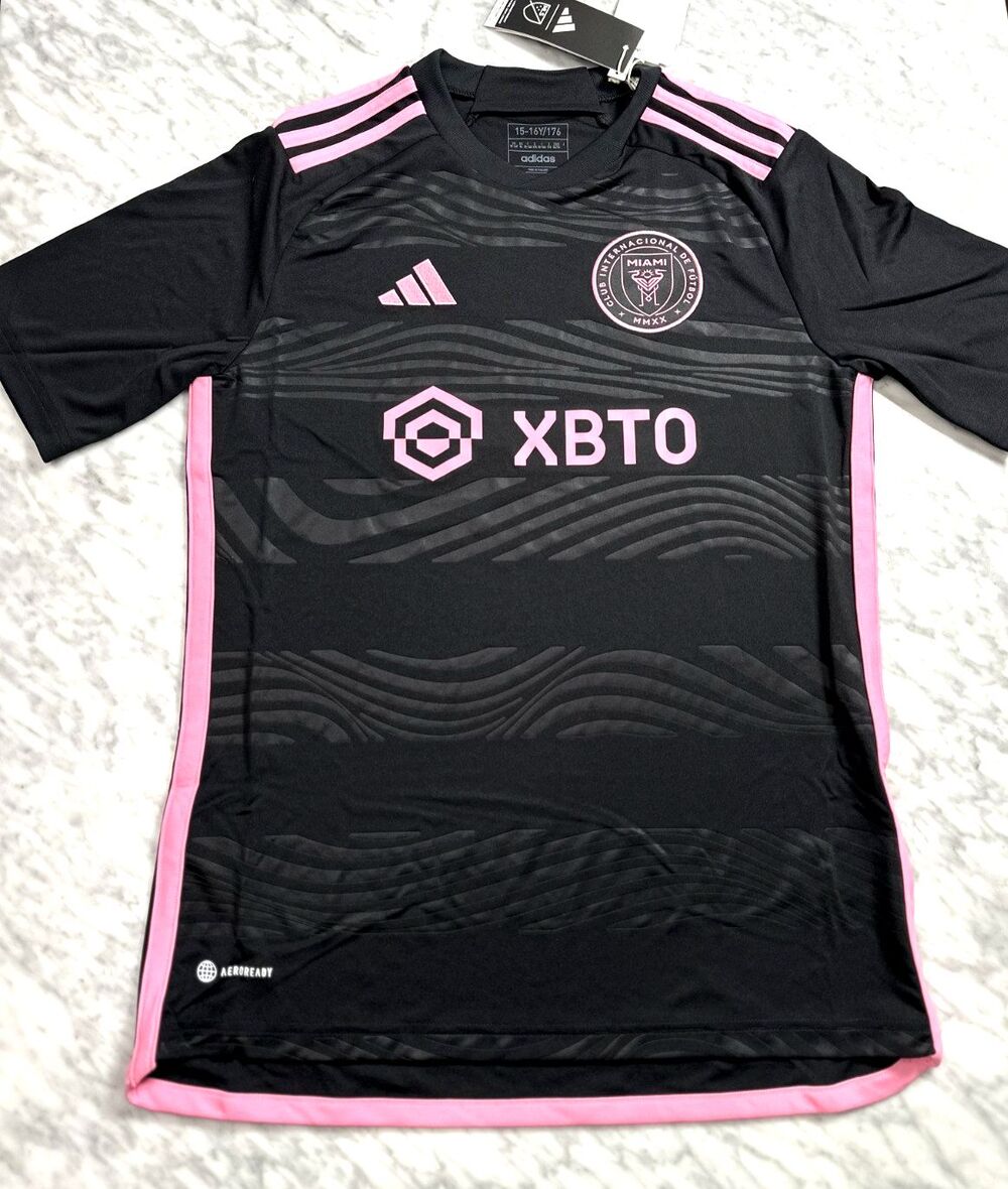 Adidas Inter Miami CF MLS Kids Youth 2023 La Noche Jersey Youth XL HT4028 futbo